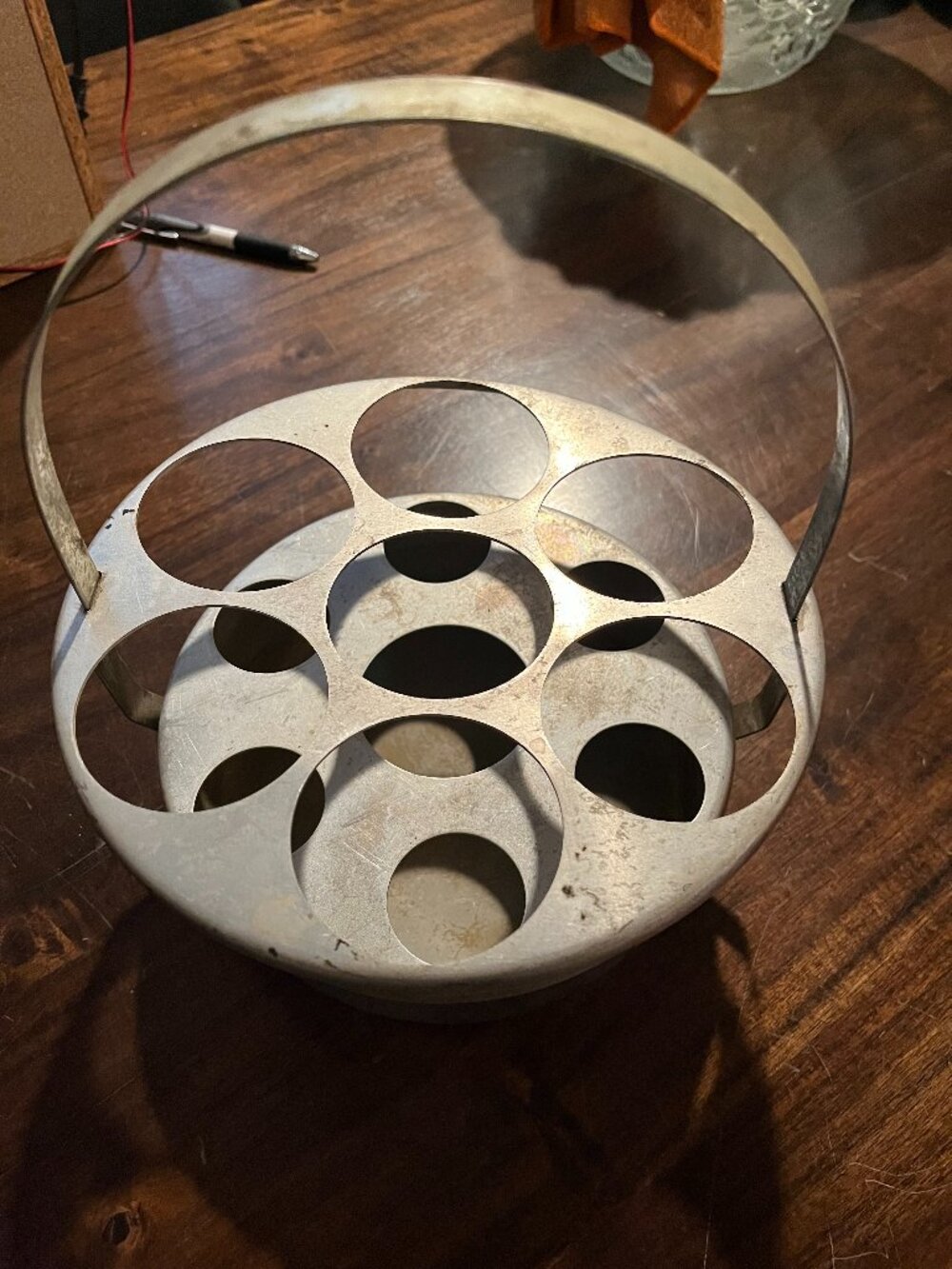 Antique bottle washer insert